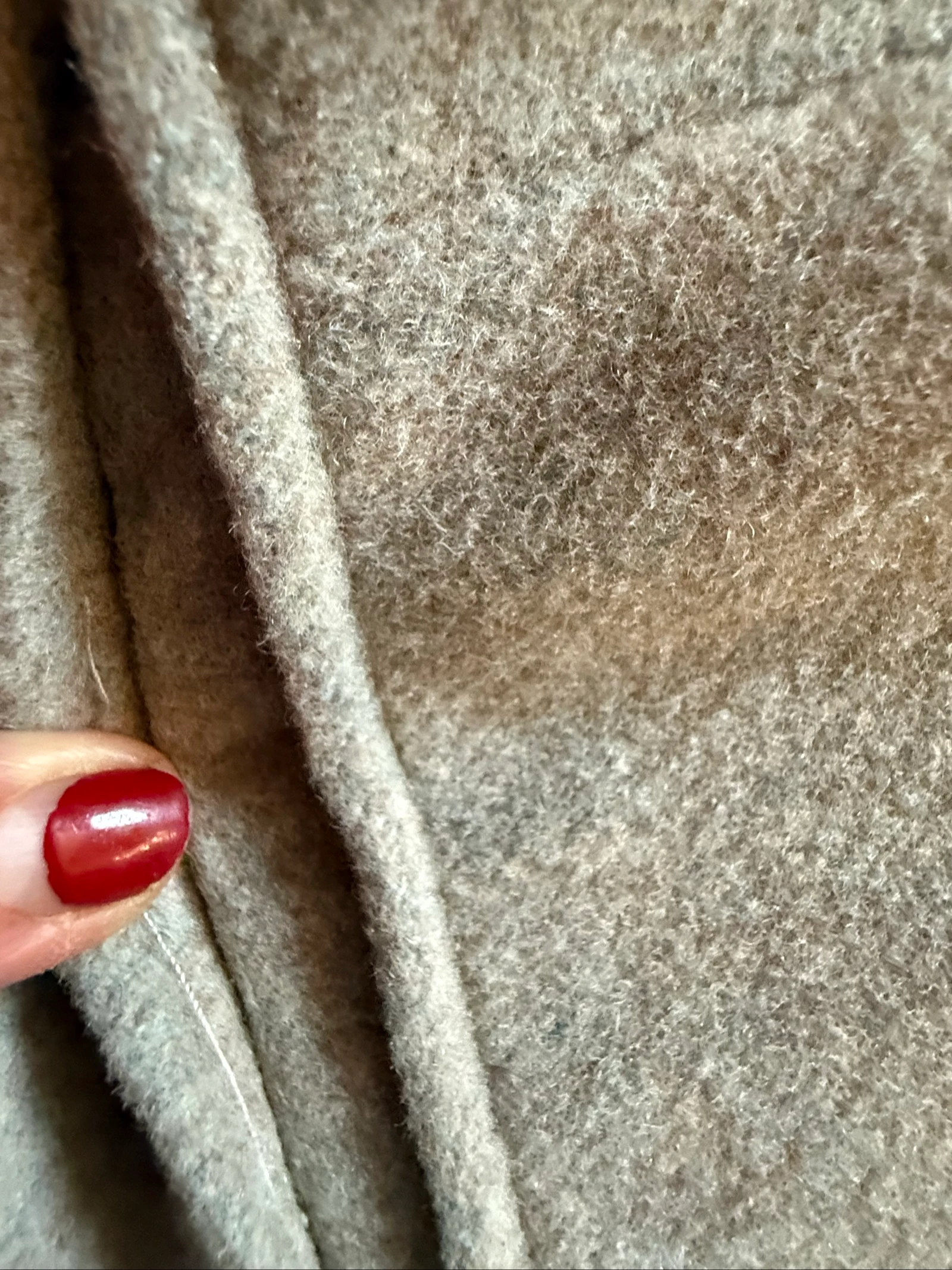 Chaqueta vintage, talla 52 italiana, nunca usada. Los bolsillos delanteros todavía están cosidos, sin embargo, hay algunas imperfecciones – photo 18